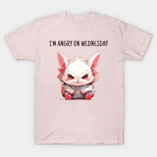 Angry wednesday rabbit T-Shirt